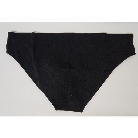 Win Change Women's Brief Hipster Panties - Seamless Durable Black Size Large - Picture 4 of 8